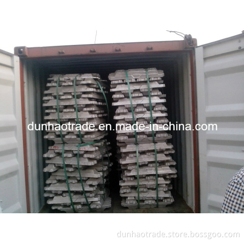 Hot Sale High Quanlity Zinc Ingot (98.7%-99.995% DH-007)